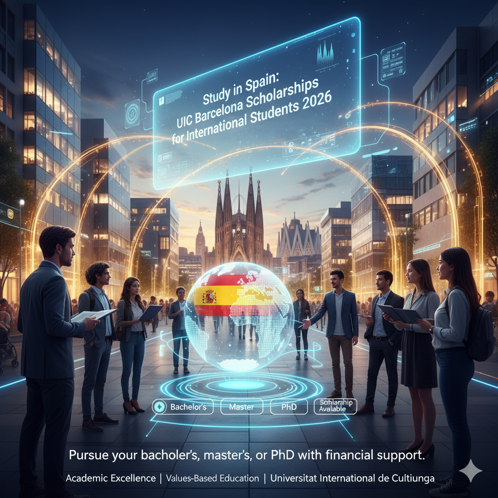 Study in Spain: UIC Barcelona Scholarships for International Students 2026