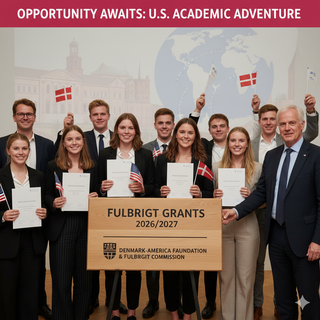 Fulbright Denmark Scholarship 2026/2027 – Study in USA