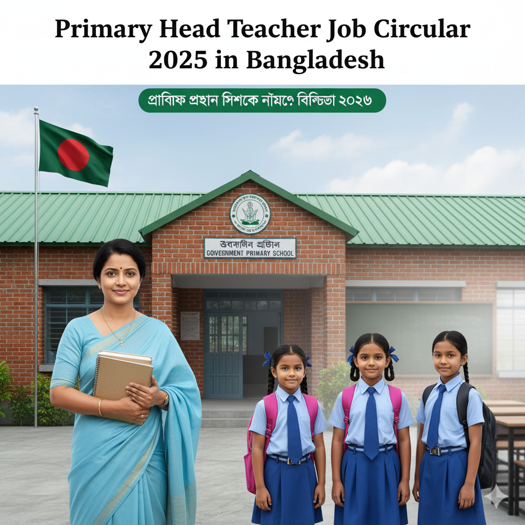 Primary Head Teacher Job Circular 2025 in Bangladesh