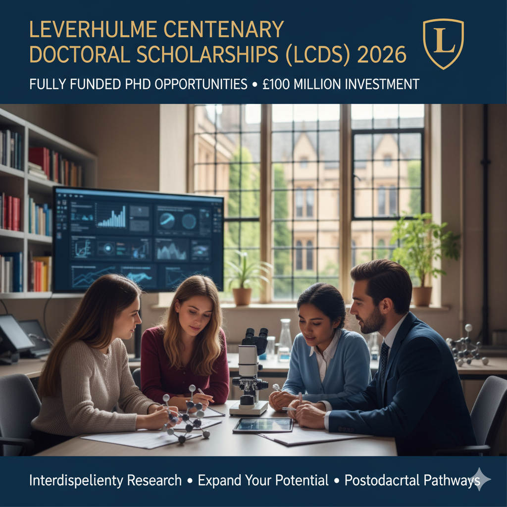 UK Leverhulme Doctoral Scholarships 2026
